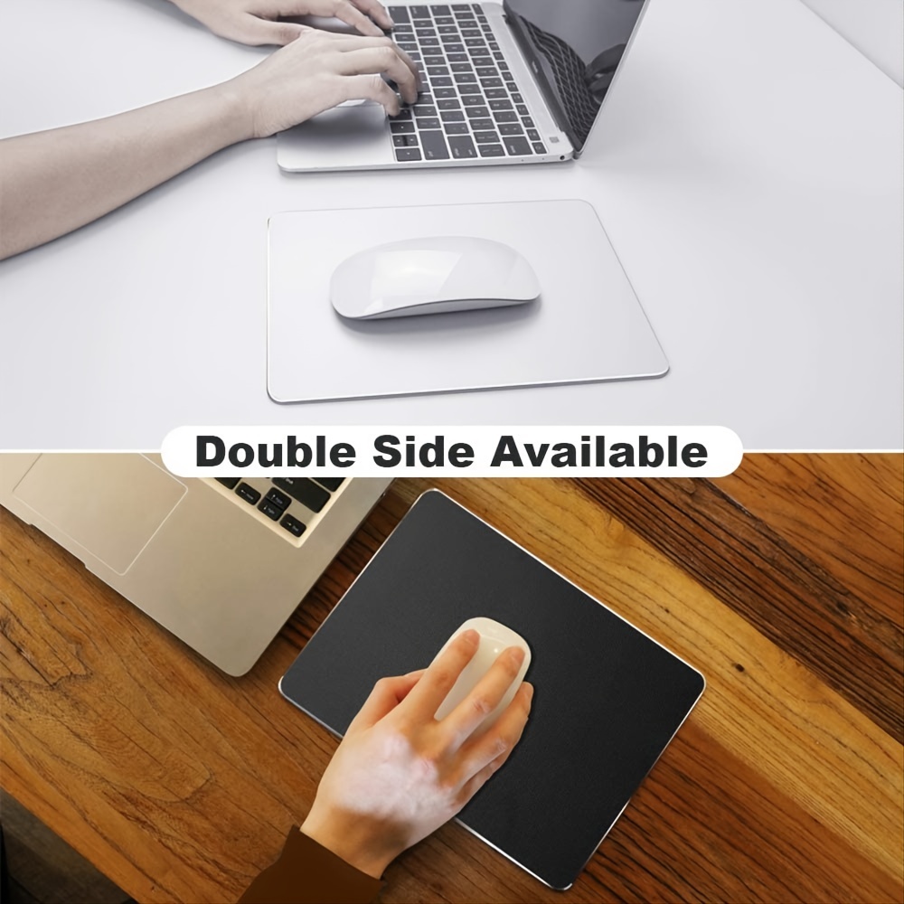 Jtypda Hard Silver Metal Aluminum Mouse Pad Mat Smooth Magic Ultra Thin  Double Side Mouse Mat Waterproof Fast And Accurate Control For Gaming And  Office, Shop On Temu And Start Saving
