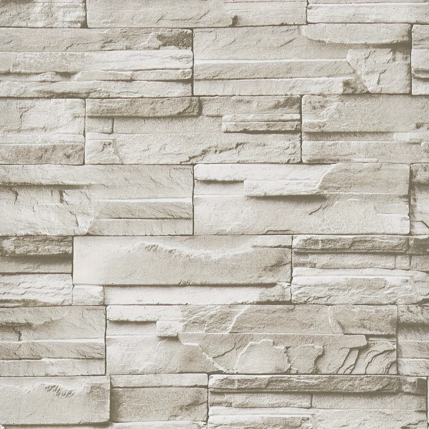 Beige Stone Peel And Stick Wallpaper 17.7" X472.4"/45cm X 1200cm 3d Wallpaper Brick Wallpaper Textured Stone Wall Paper Brick Self Adhesive Removable Wallpaper For Kitchen Backsplash Walls