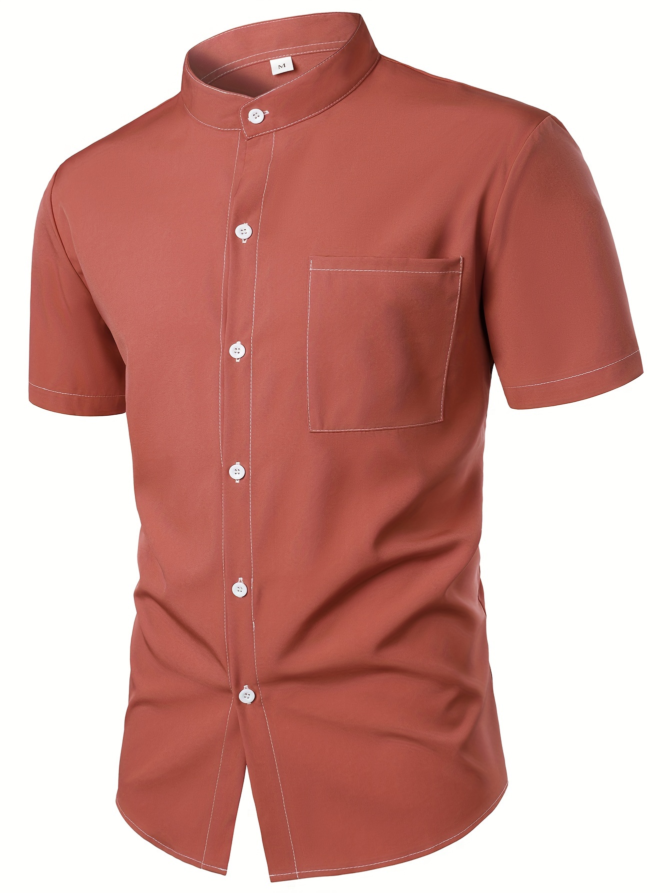 Men's Button Down Henley