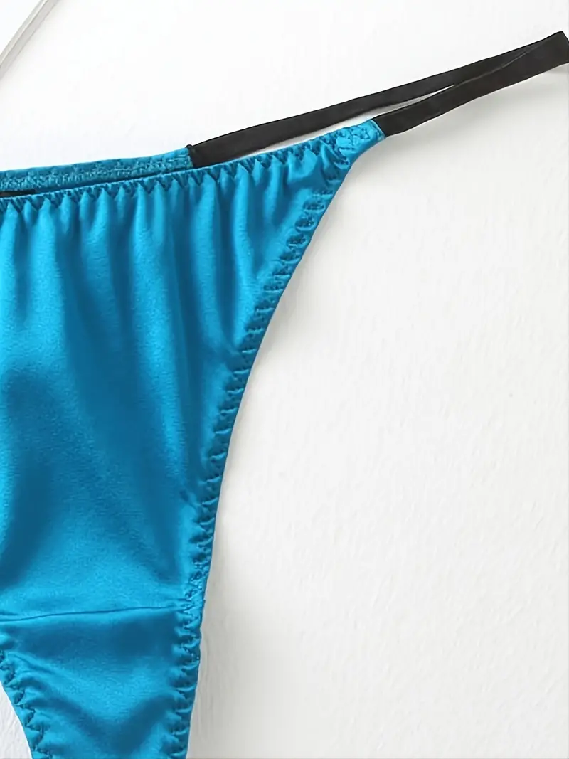 Soft Smooth Thong Panties Comfortable Sexy Low Panties - Temu