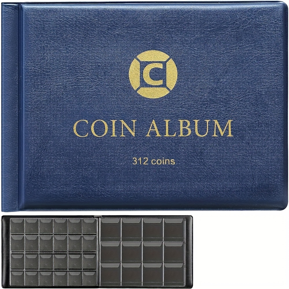 Colección de monedas para coleccionistas, 200 bolsillos, álbum de  recolección de monedas y 30 fundas de papel para almacenamiento de dinero  para