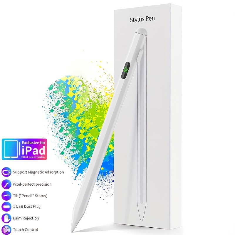 iPad Pencil 2nd Generation, Pencil for Apple iPad 9th Gen, iPad Mini 6th  Gen, Pen for Apple iPad 2018-2022, iPad Pro 11, iPad Pro 12.9 3/4/5 Gen,  iPad