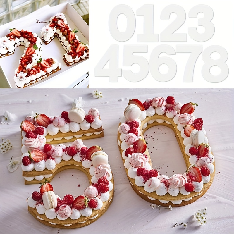 Rose Numbers Lollipop Mold 3d Silicone Mold Reusable Cake - Temu