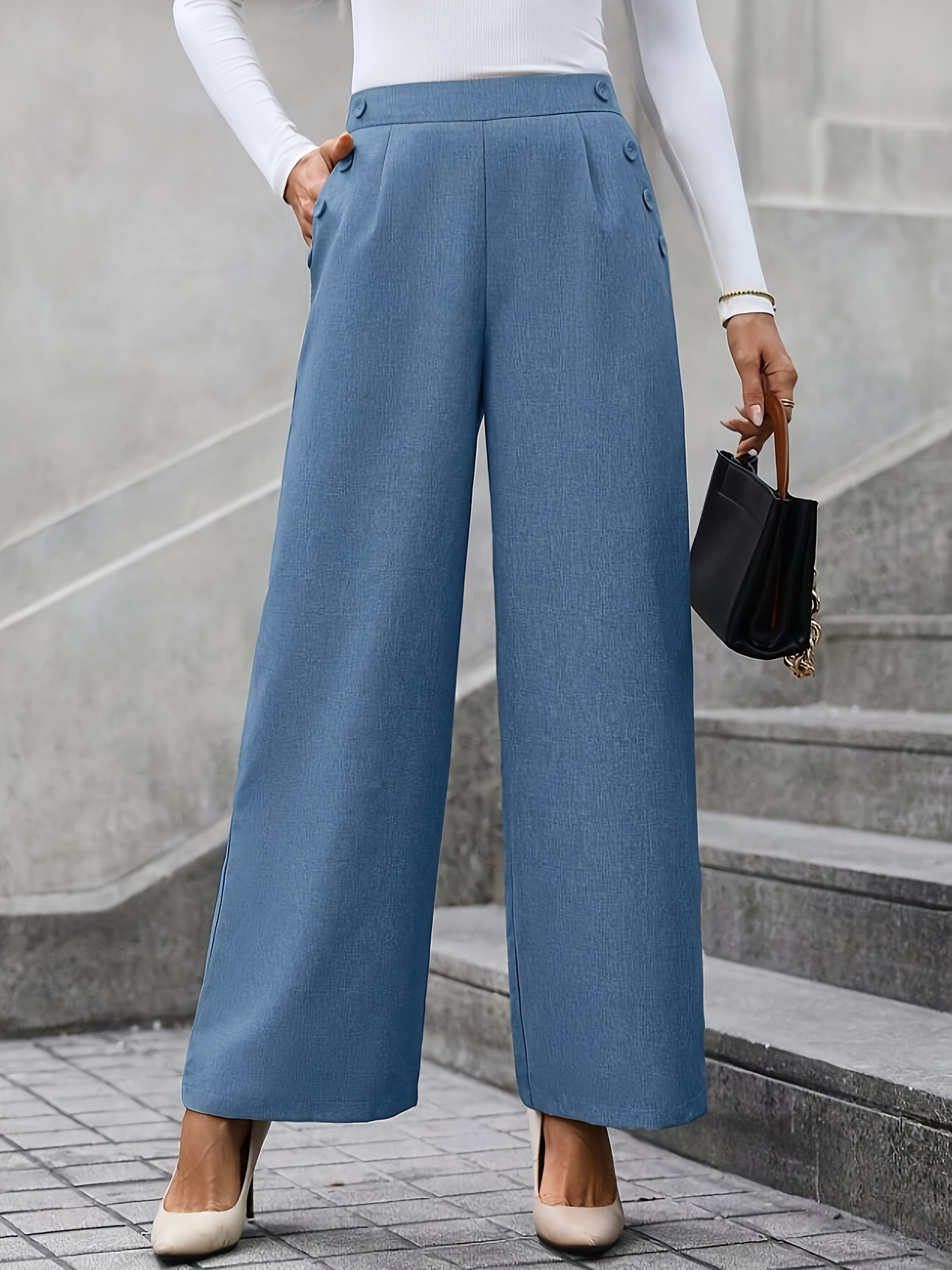 Pantalones Para Mujer Oficina - Temu