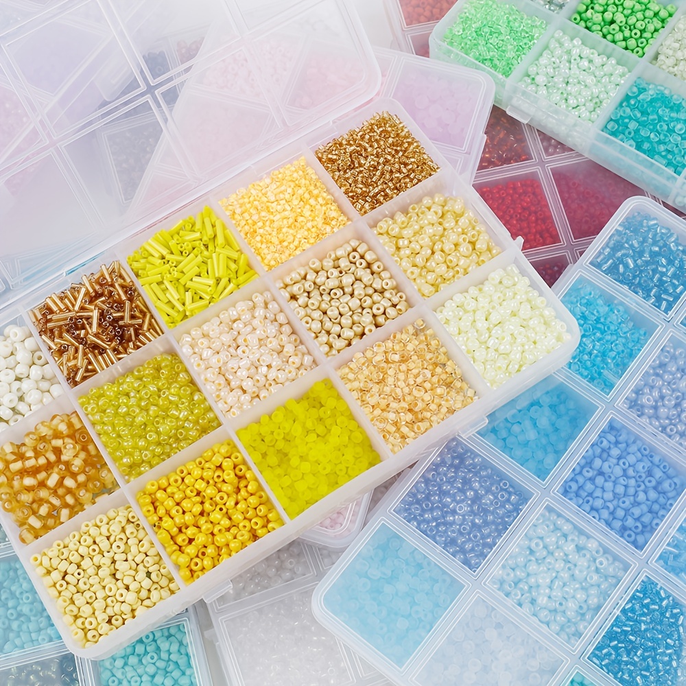 Opaque Ab Glass Seed Beads Kit 10grams/bag Beadwork Jewelry - Temu