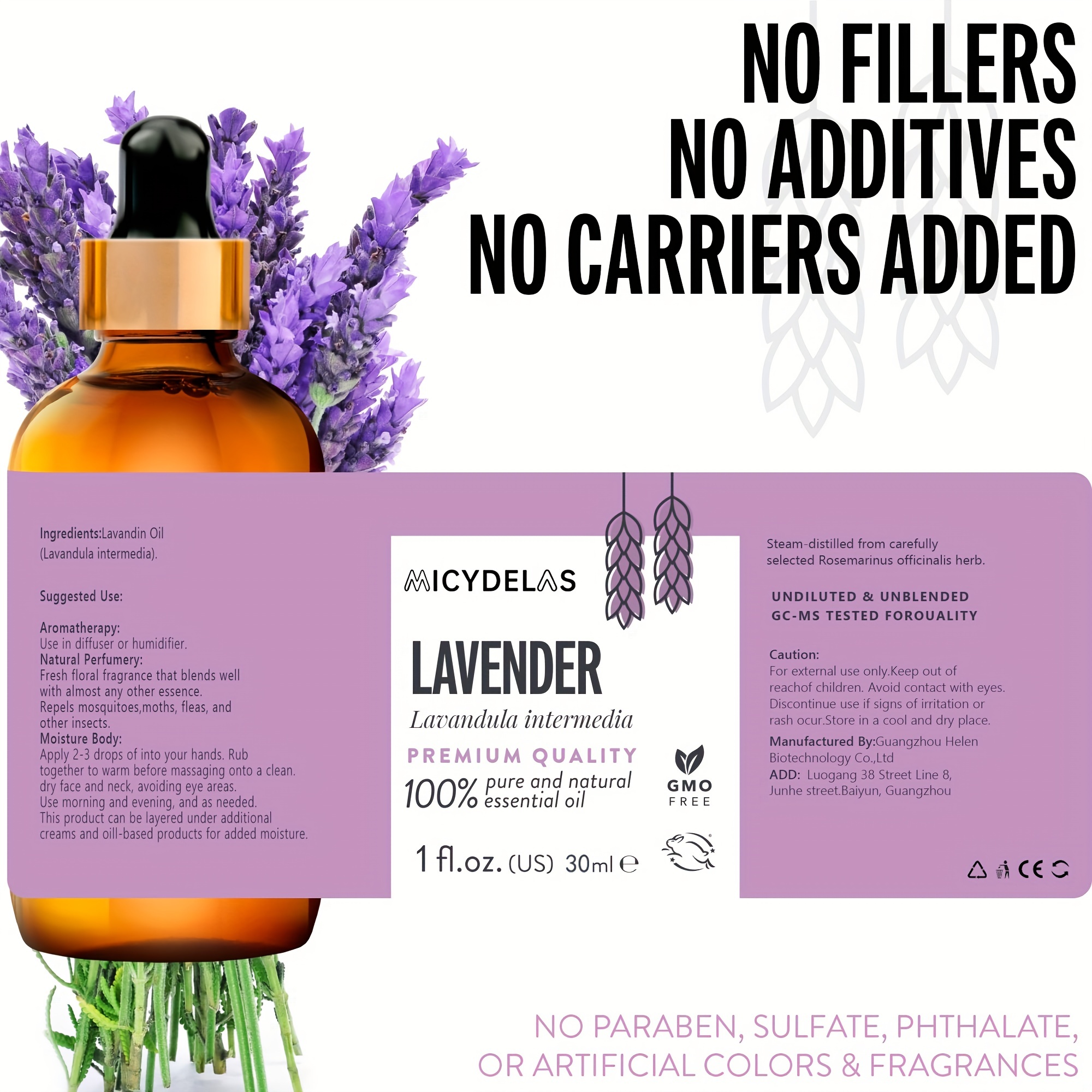 Lavender Essential Oil 1for Skin Care Massage Shower - Temu