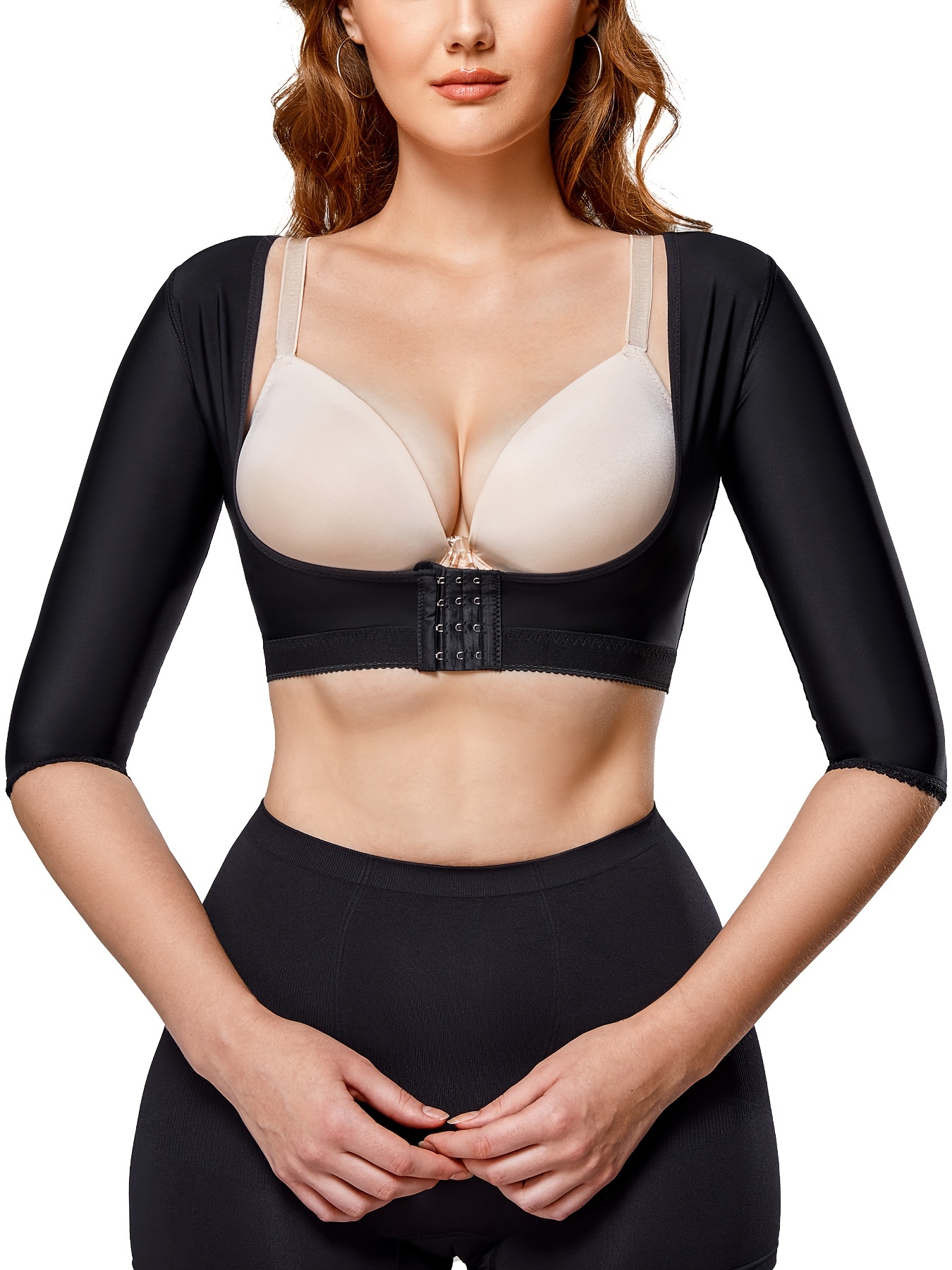 Front Buckle Posture Corrector Tops Push Lifting Open Bust - Temu