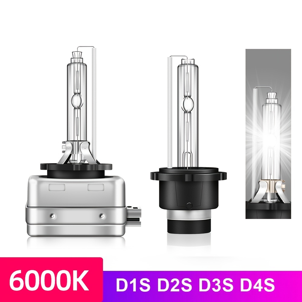 D1S HID Ampoule Lampe Xénon Phare 8000K, 35W, Pack of 2