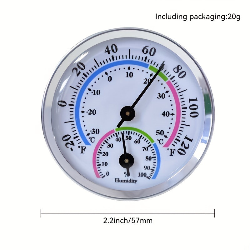Temperature Humidity Monitor Gauge for Home Room Outdoor Offices