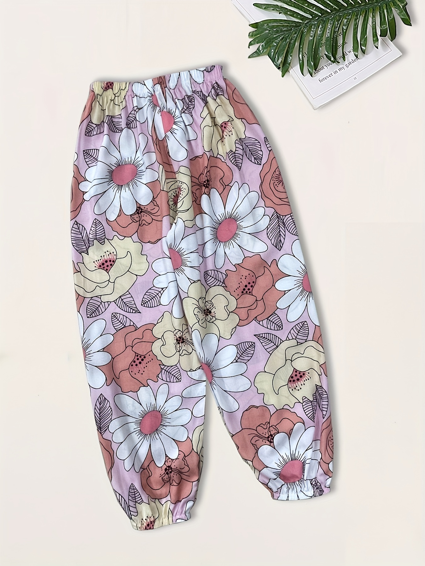 Harem Pants for Baby & Toddler Girls | Pink Roses