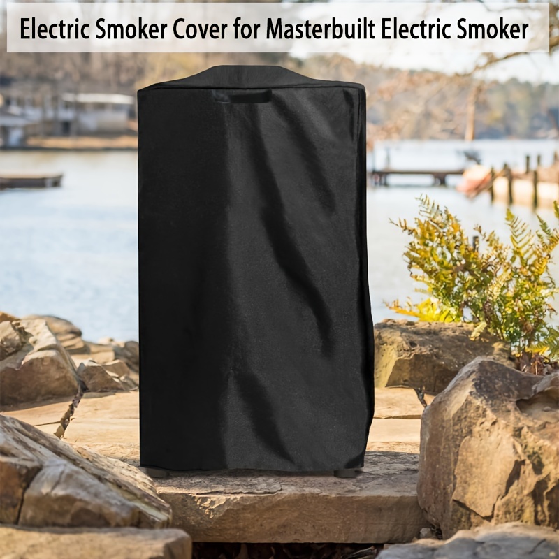 Electric Smoker Cover, Smoker Electric Cover For Masterbuilt Electric Smoker,  Waterproof Smoker Grill Cover, Vertical Electric Smoker Cover, Heavy Duty  Waterproof Cover, 23.2l*16.9w*38.6h, Black - Temu