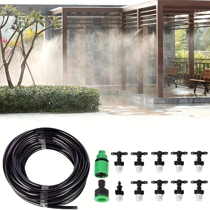 Drip Irrigation Kit for Potted Plants, 19.96m Tubing, 16 Sprinklers