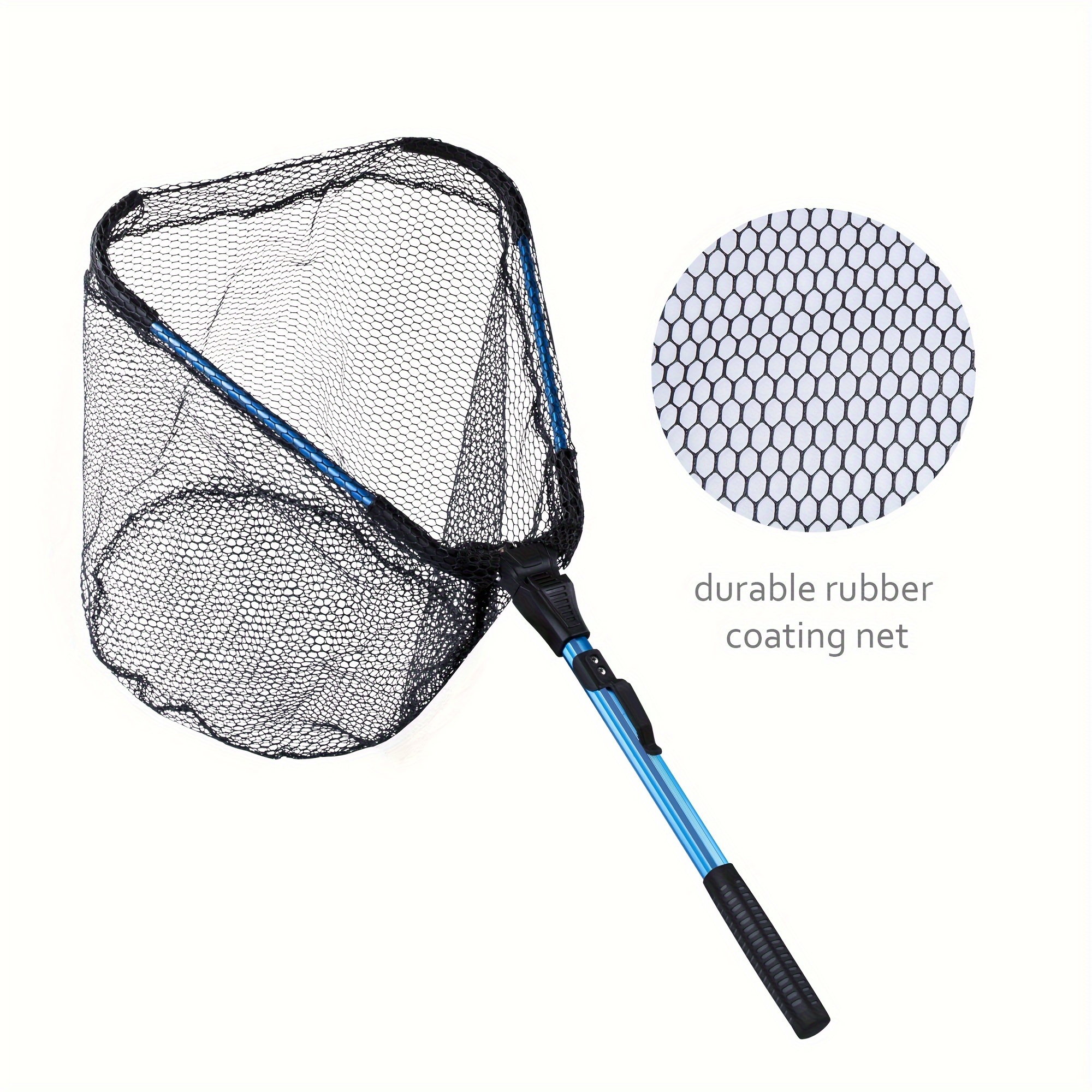 Outdoor Fishing Tackle Set Lightweight Foldable Fishing Net - Temu