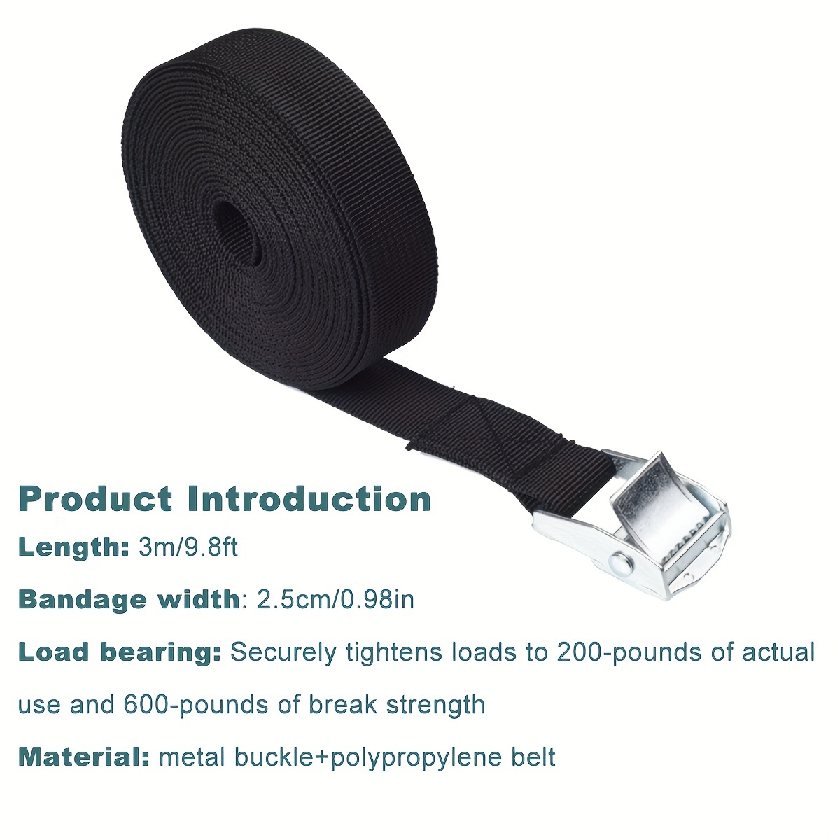 24 Lashing Straps Cargo Tie Down Strap Up To 200lbs