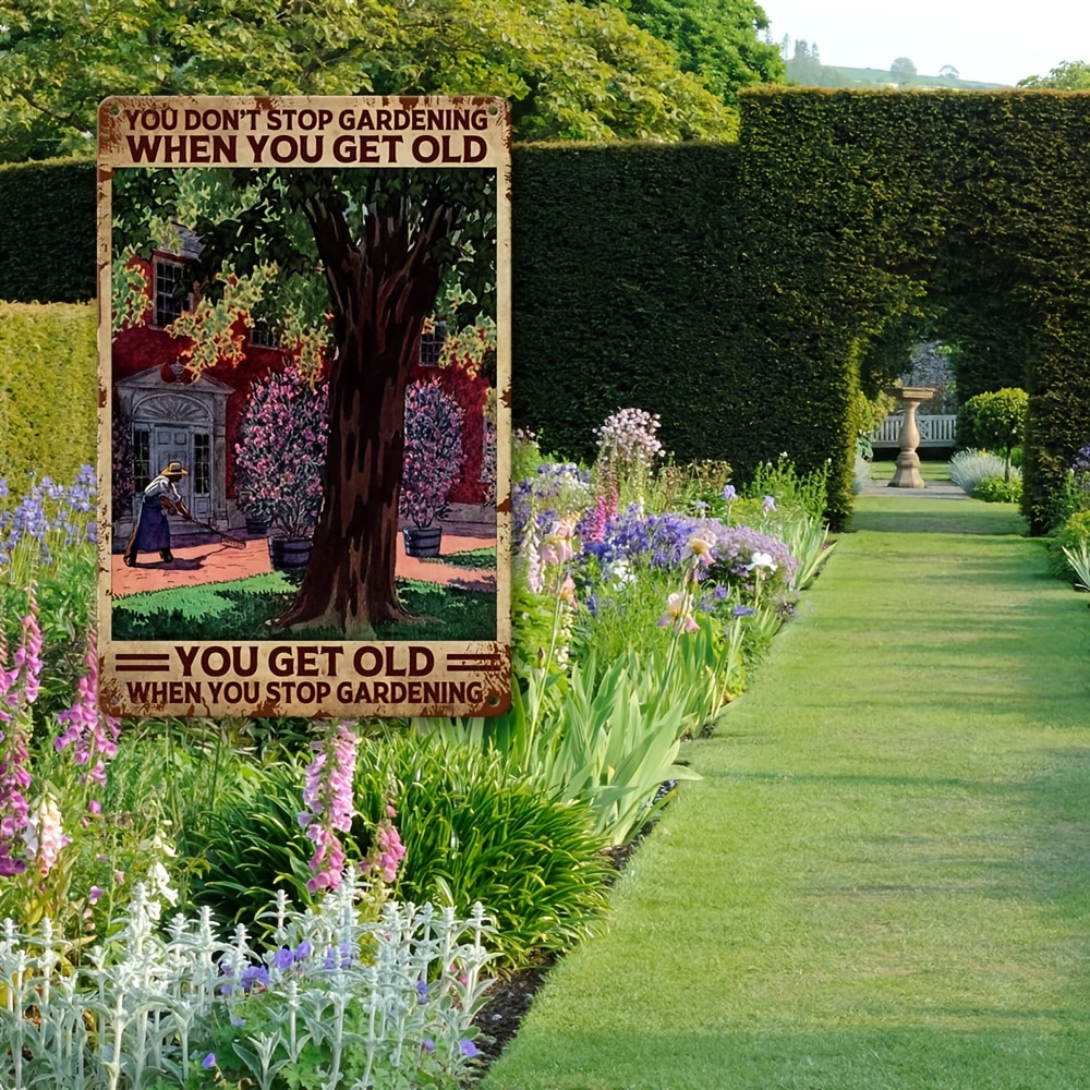 Nature Is Timeless Pokémon Gardening Tin Sign