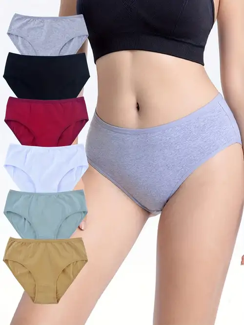 Sexy Womens Underwear Bulk Cotton Thongs for Women Breathable Low