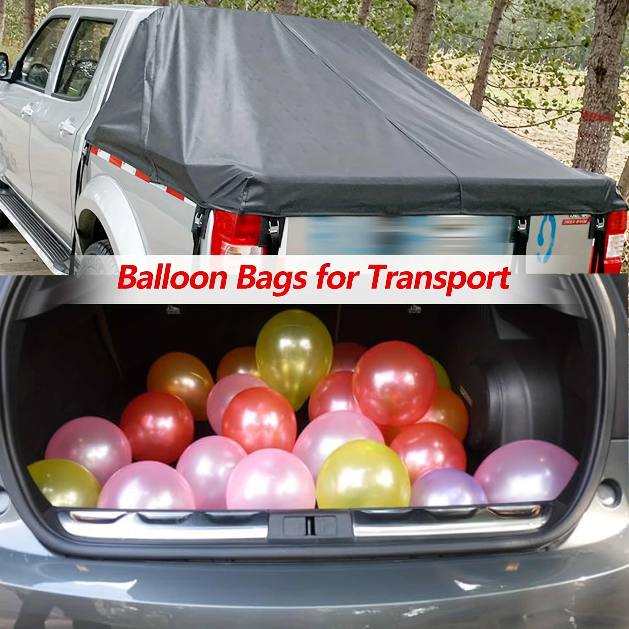 3pcs Large Balloon Bags, Giant Clear Balloon Bags for Transport, Clear  Balloon Drop Bag, Plastic Comforter Storage Bag, Extra Large Clear Plastic