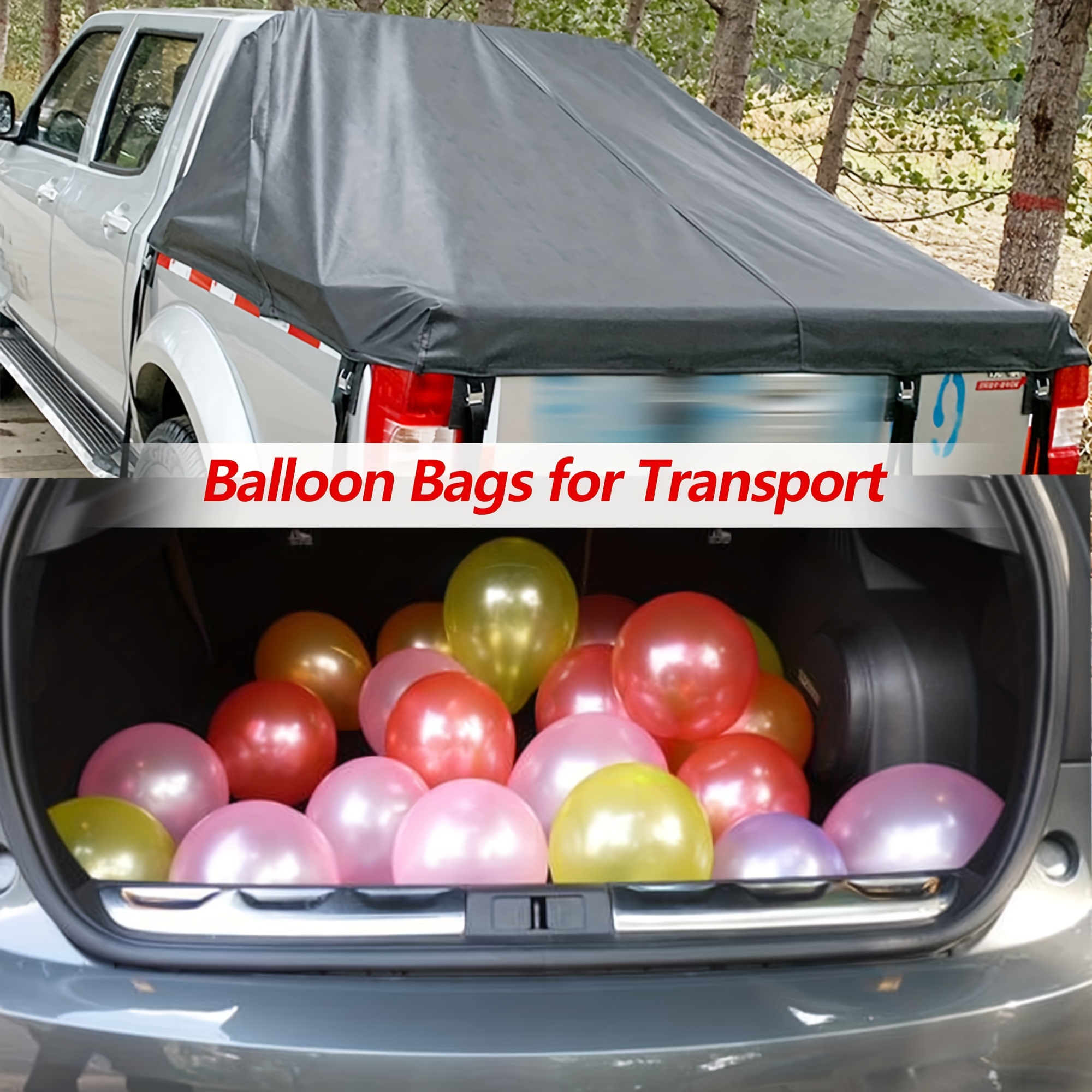 Large Balloon Bags For Transport Clear Balloon Drop - Temu