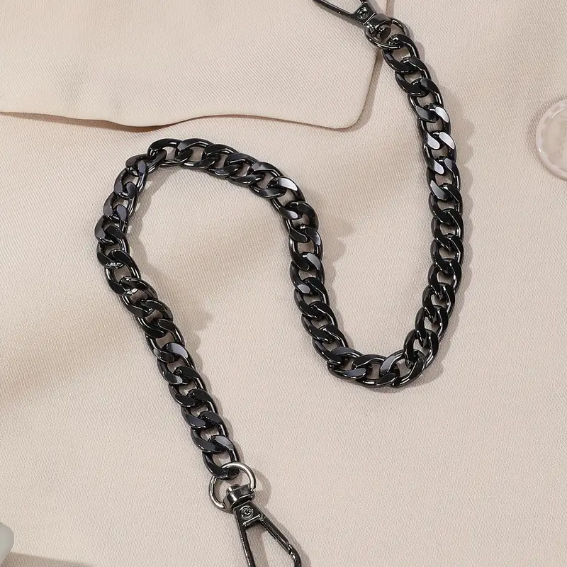 Replacement Purse Chain Strap Flat Iron Bag Chains Shoulder - Temu