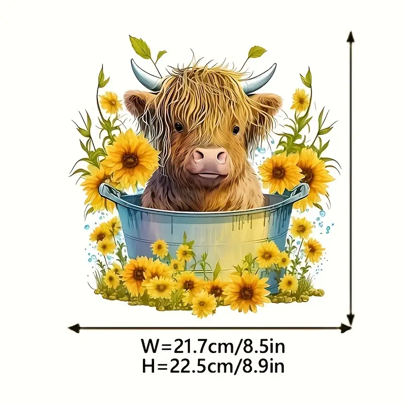1pc Kuh Muster Aufbügeln Wärme Transfer Aufkleber Wärme - Temu Austria