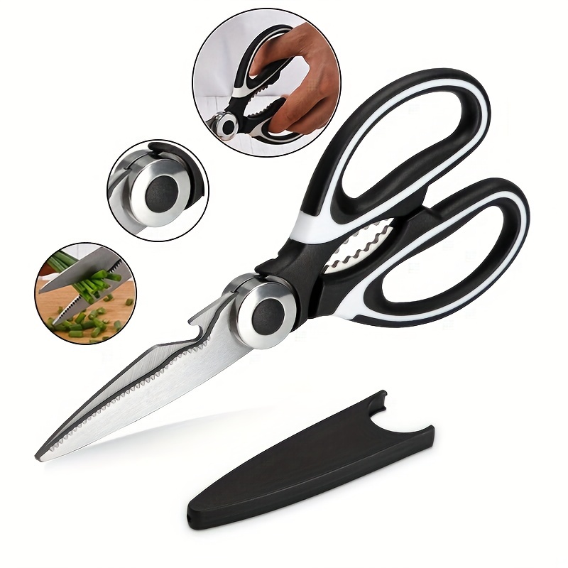 2-Pack Kitchen Shears, Heavy Duty Kitchen Scissors Sharp Stainless
