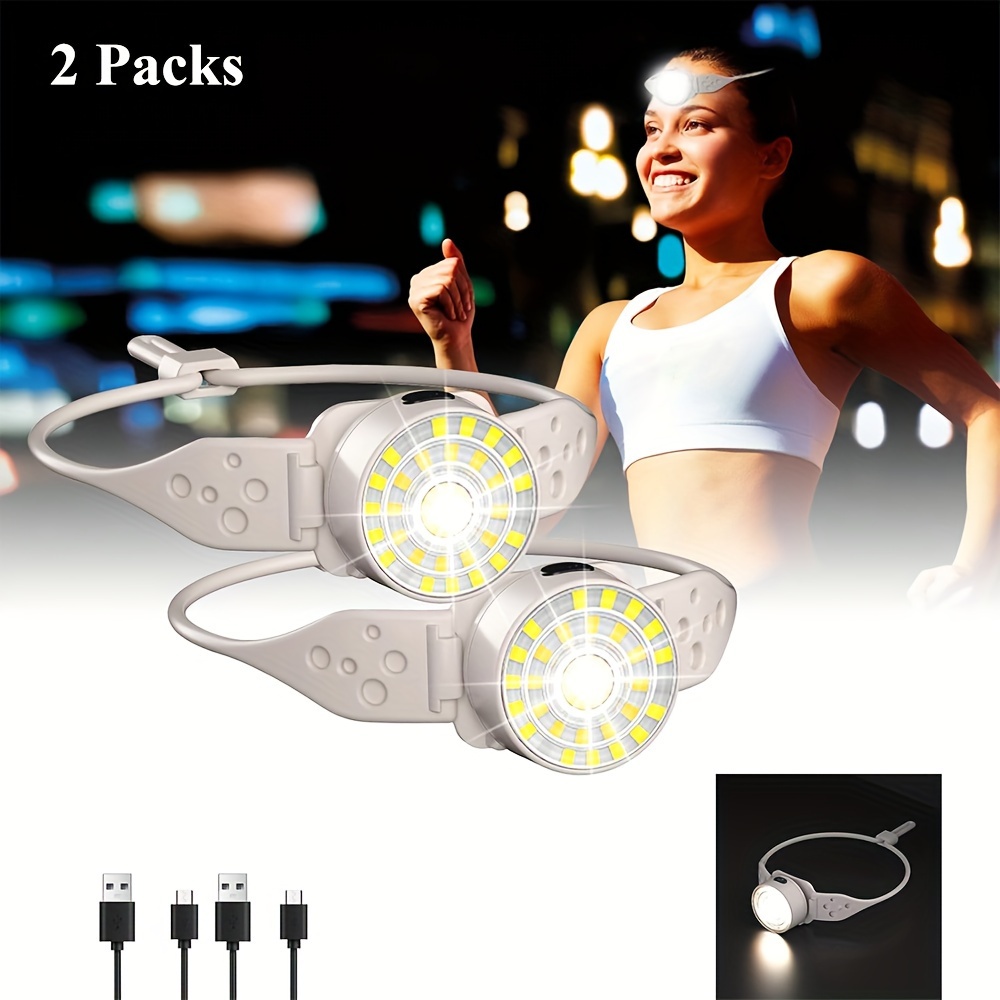 1 Linterna Frontal Led Recargable, 230 ° Haz Ancho, Tira Luz Frontal, Luz  Casco Mecánico, Impermeable, Diadema, Linterna Correr Aire Libre - Deporte  Aire Libre - Temu