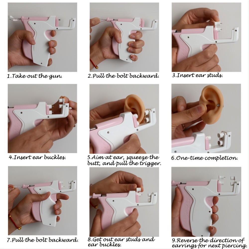 Reusable T3 Self Ear Piercing Gun A New Generation Of Safer Household