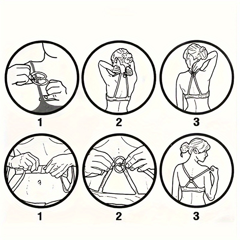 2PCS Snap Buckles To Make The Bra Shoulder Strap Invisible Women Clothing Accessories