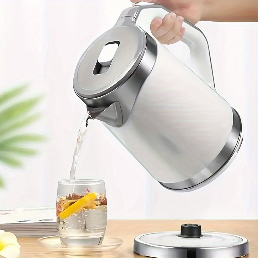 Electric Kettle 67.63oz Large Capacity Automatic Power Outage Anti-scalding  Curling Boiling Kettle Household Stainless Steel Electric Hot Kettle