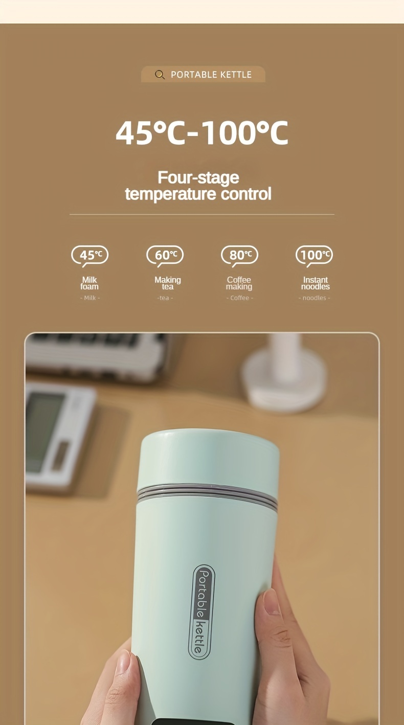 Hervidor De Agua Electrico Tetera Calentador Para Cafe Tea1.8L con Auto  Shut-Off