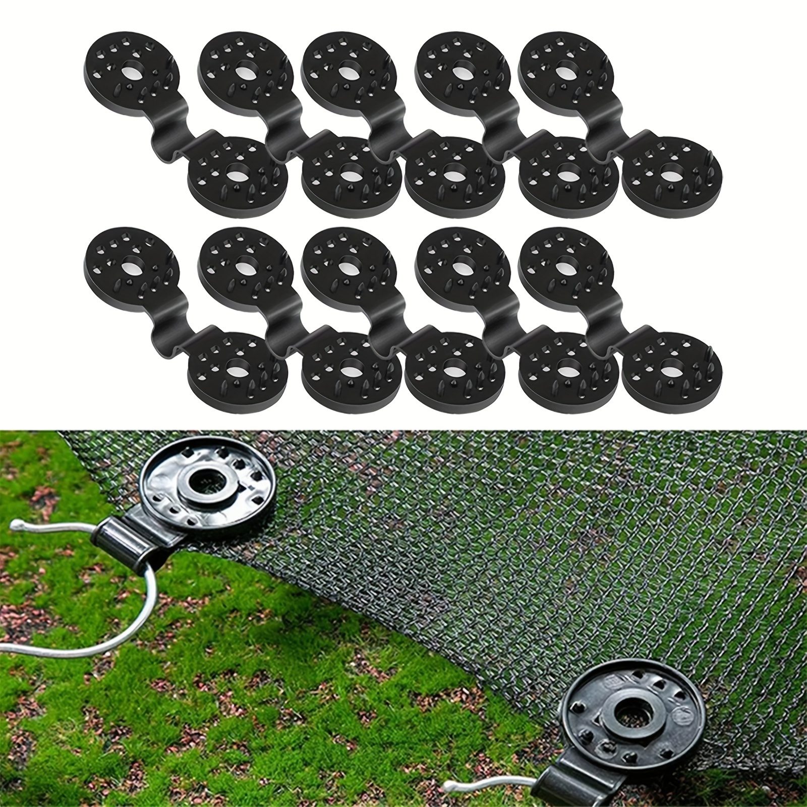 30/100 Pack Shade Cloth Heavy Duty Lock Grip, New Shade Cloth Fix Plastic  Clamp, Premium Tarp Clips Fence Fabric Clips For Greenhouse Outdoor Garden  N
