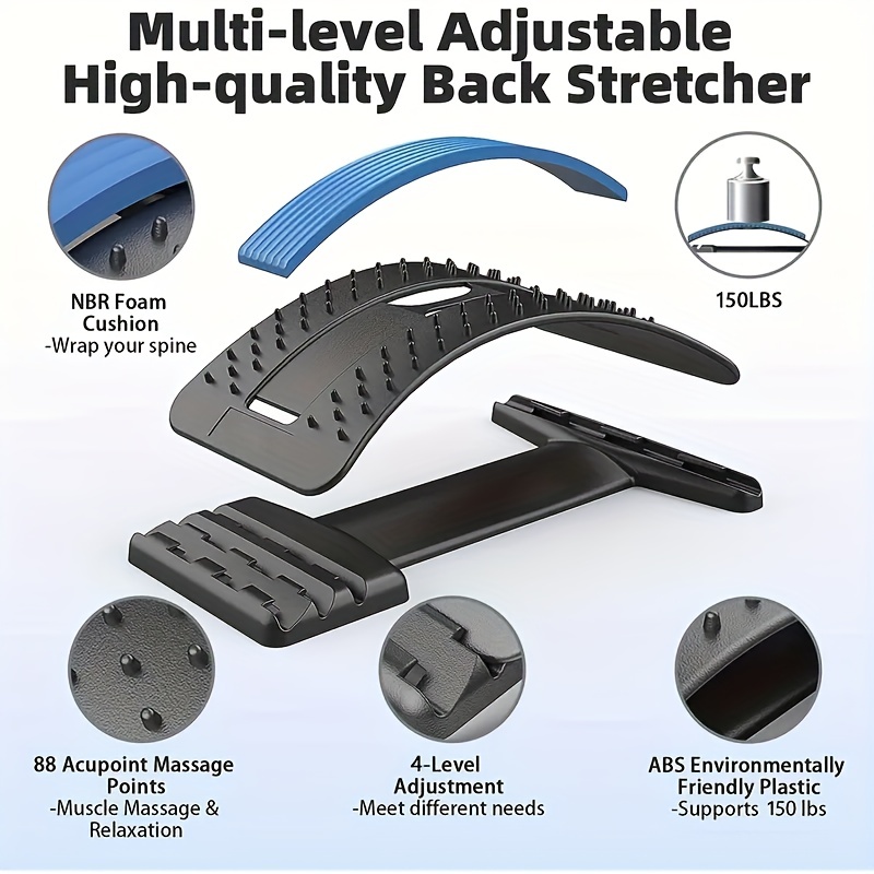 Back Stretcher For Pain Relief Multi level Back Cracker - Temu