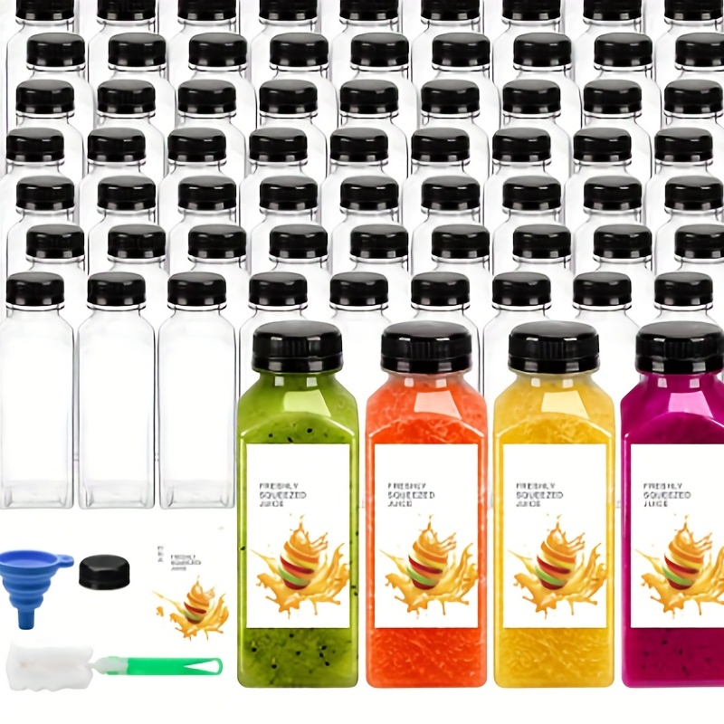 Plastic Juice Bottles With Reusable Juice Bottles Mini - Temu