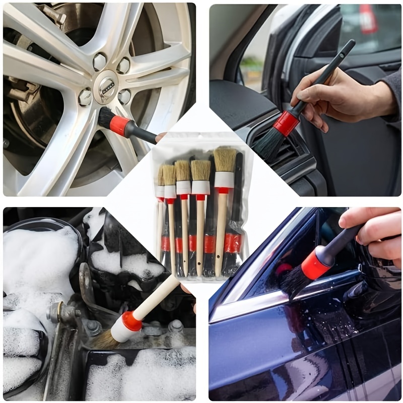  Detailing Brush Set - 10 Pcs Detail Brushes Car Detailing