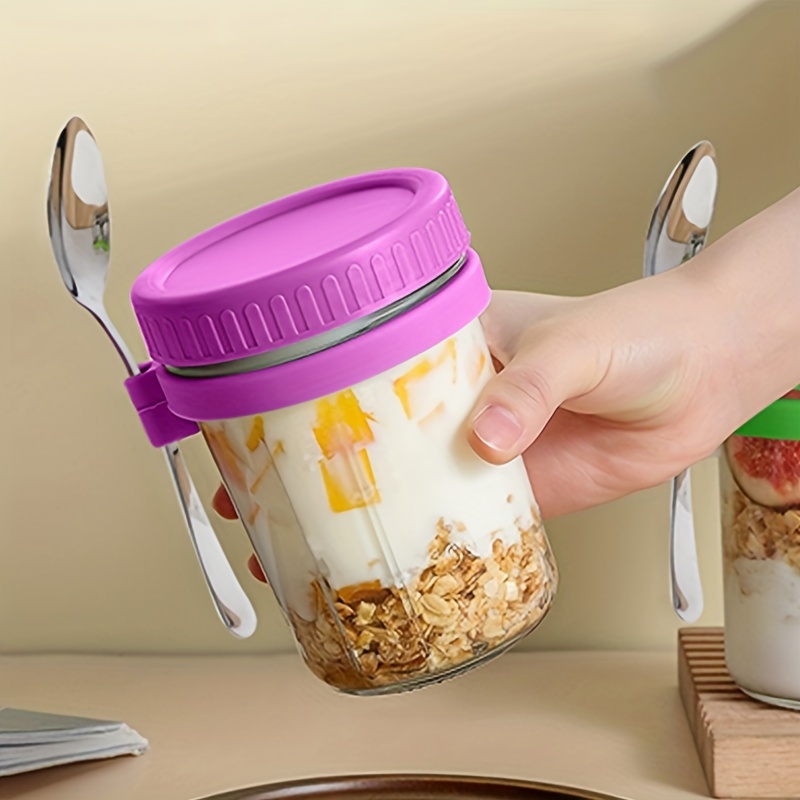 3pcs/Set Overnight Oats Containers with Lids - 2pack Updated