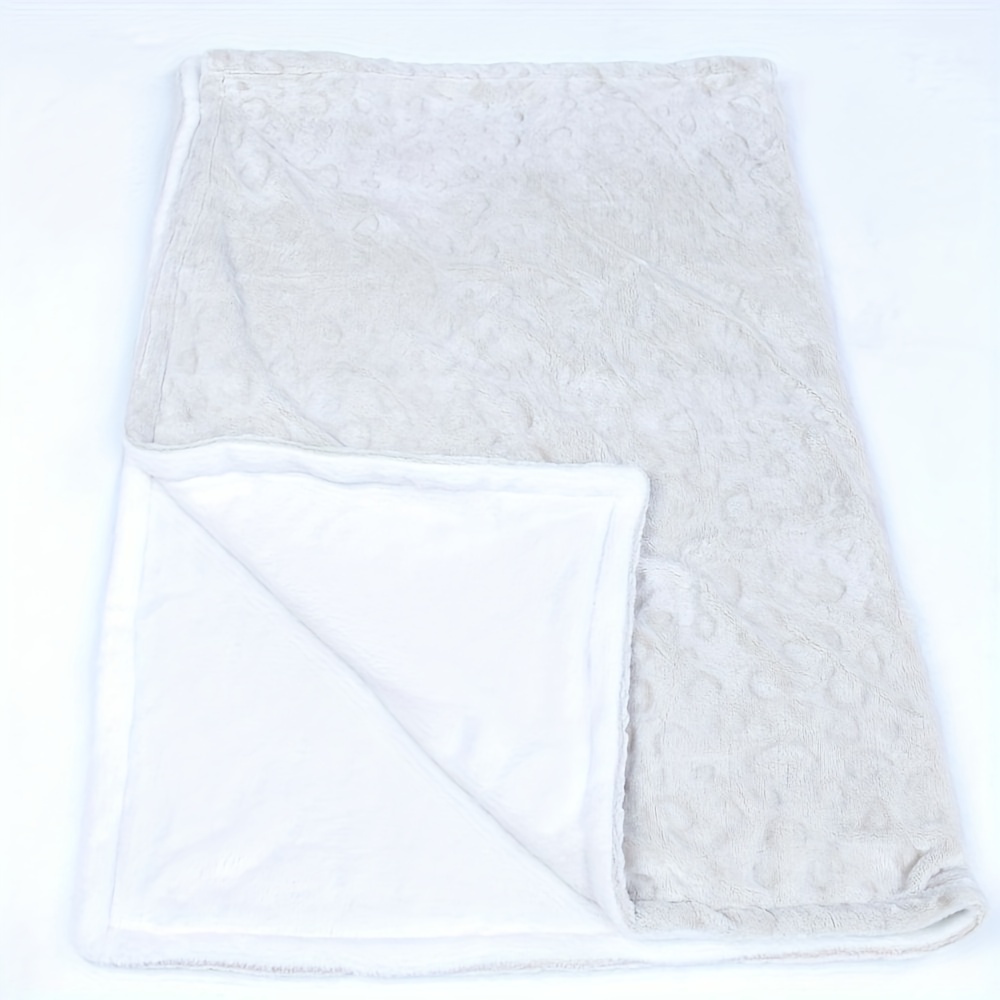 Double Layer Flannel Flower Baby Swaddle Blanket