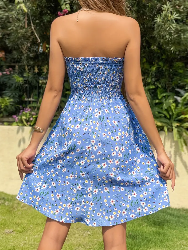 strapless summer dress