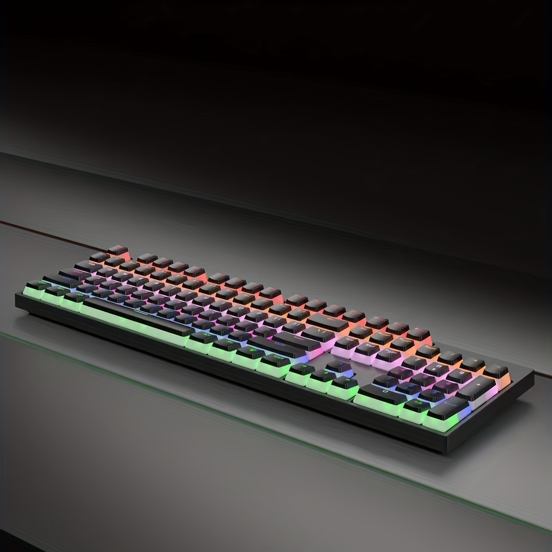 Yb 104 Clavier Mécanique Éclairage Rgb Touche Pudding - Temu Canada