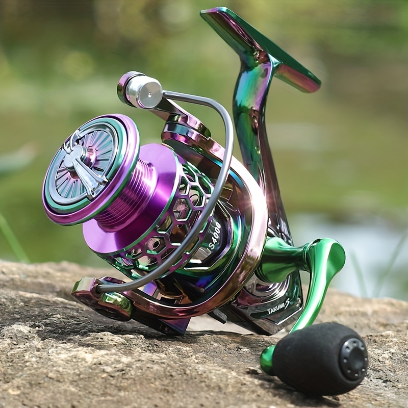 Colorful Aluminum Alloy Spinning Reel Long Casting Metal - Temu