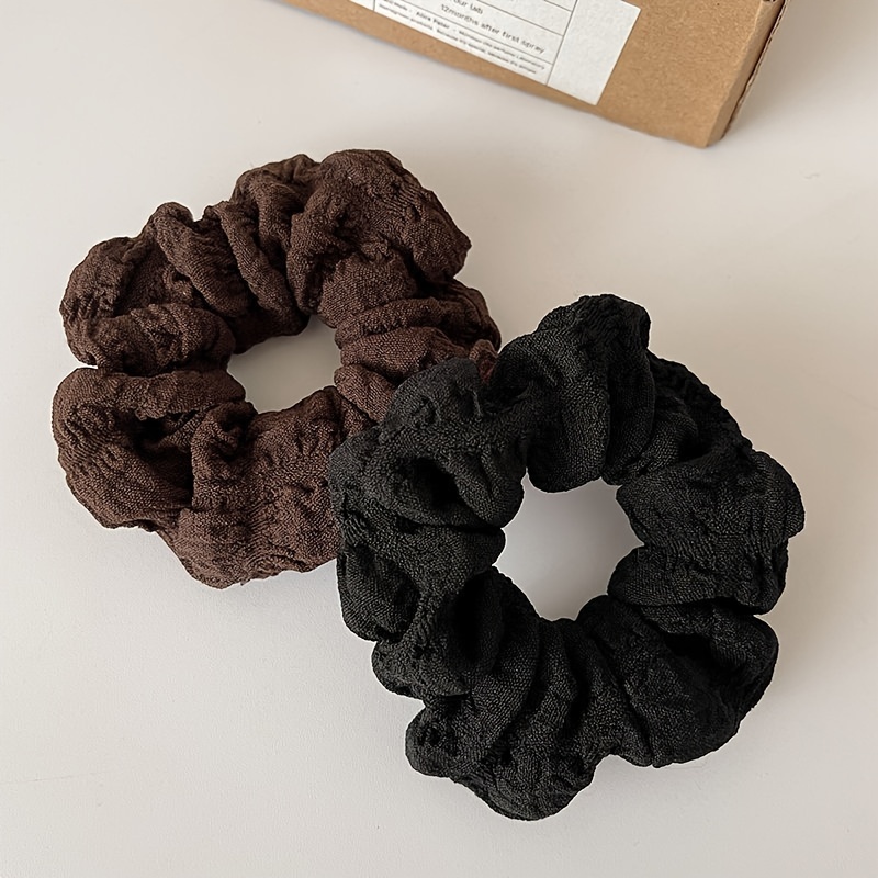 3pcs Colour Scrunchies Soft Hair Ties Accessories Elastic Ponytail Gift For Her