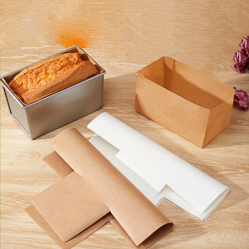 50pcs, Loaf Bread Baking Liners, Disposable Loaf Pan Liners, Non-stick  Paper Cake Pan Liners, Baking Tools, Kitchen Gadgets, Kitchen Accessories