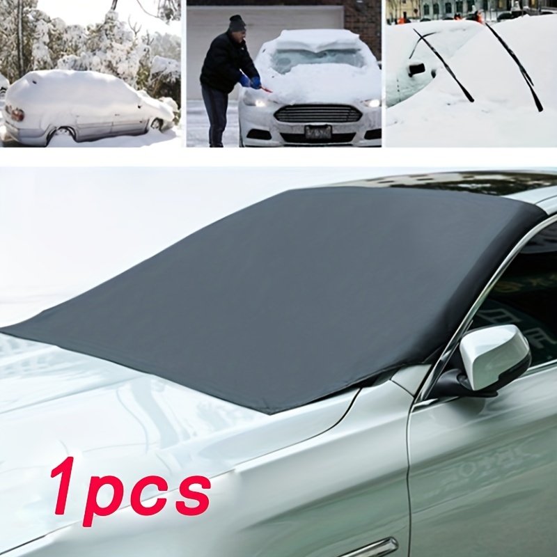 Winter Auto Verdickte Frontscheibe Frost-proof Anti-einfrieren Auto  Kleidung Auto Abdeckung Sonnenschirm Blockieren Auto Magnet Saug