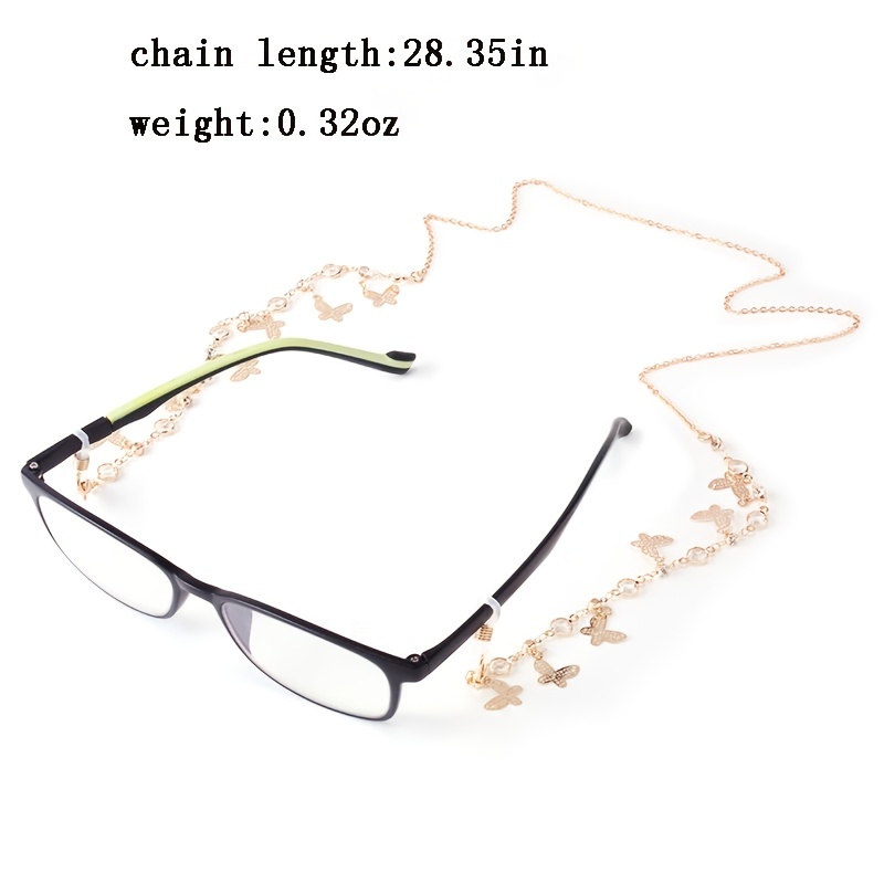 Butterfly Pendant Glasses Chains Eyeglasses Sunglasses - Temu