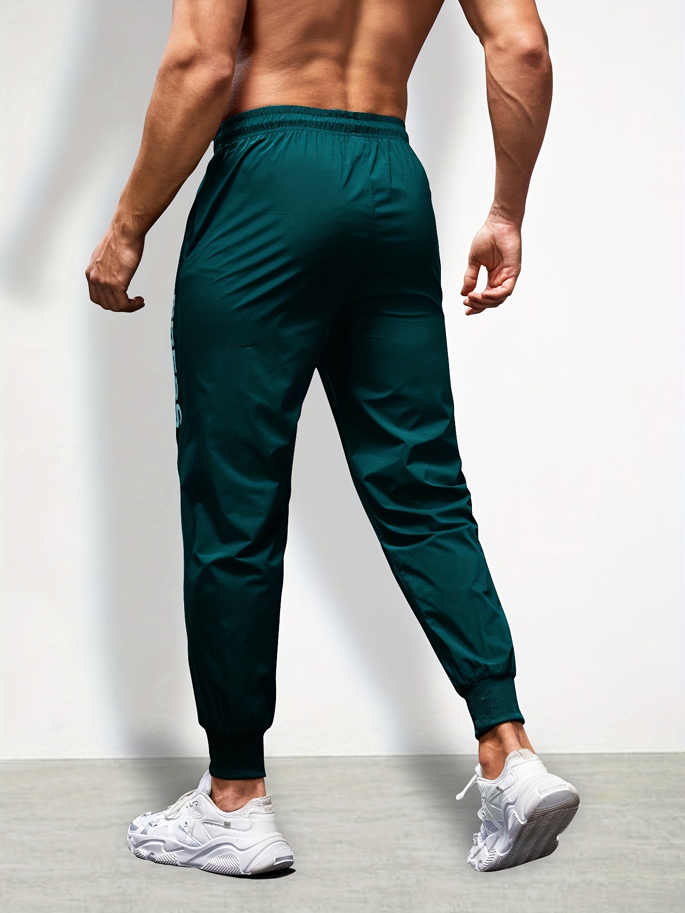 Rigorer Men's Drawstring Active Sweatpants, Quick-dry Cotton Street Trousers,  Basketball Sports Training Comfortable Casual Pants - Temu