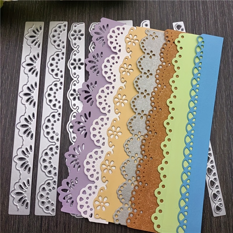 Grid Dot Cutting Dies Frame Die-cuts Birthday Paper Craft Templates For  Scrapbook Photo Albums Cards Paper Decoration Gifts - Temu