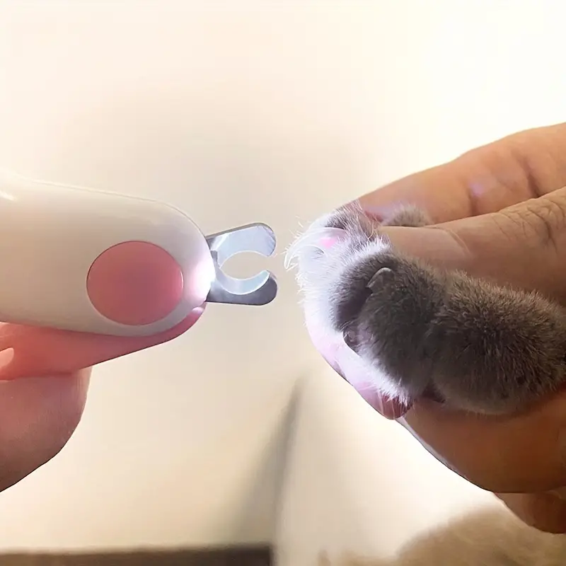 led pet nail clippers for small animals easy and safe nail trimming with led lights 5
