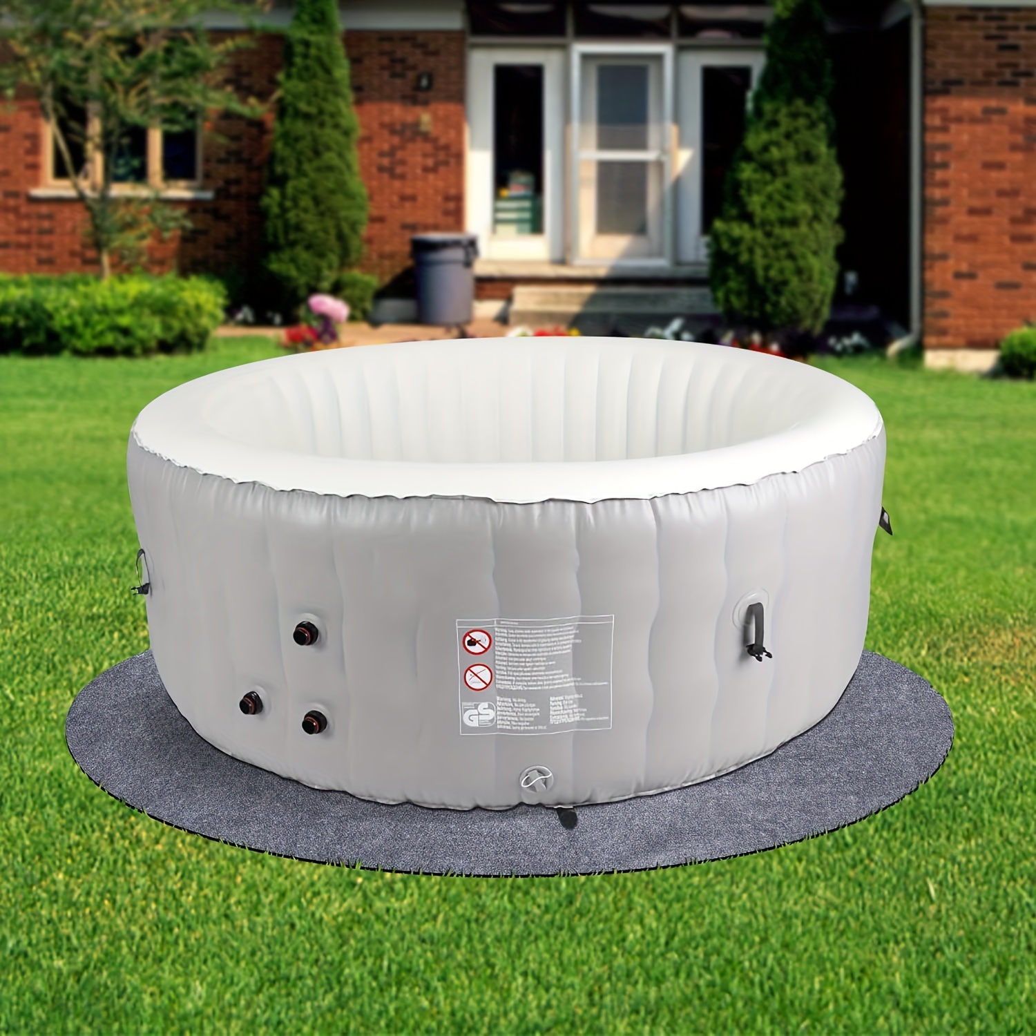 option hot bathtub mat ground pool protection Temu Portugal