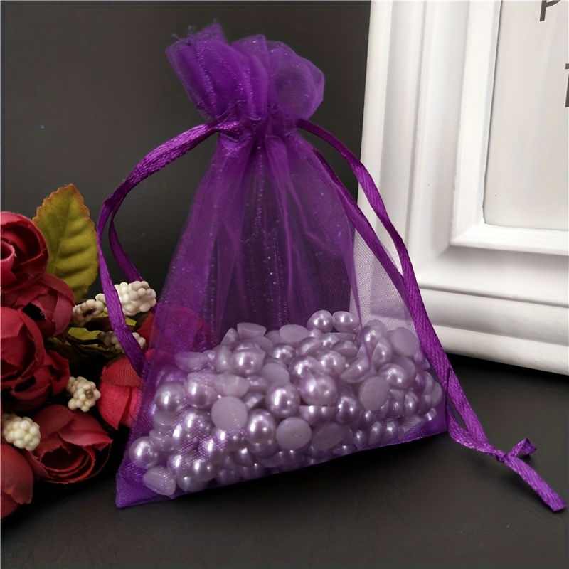 12 Bags of Dried Lavender in Small Lilac Organza Bags -Real Flower Wedding  - AliExpress