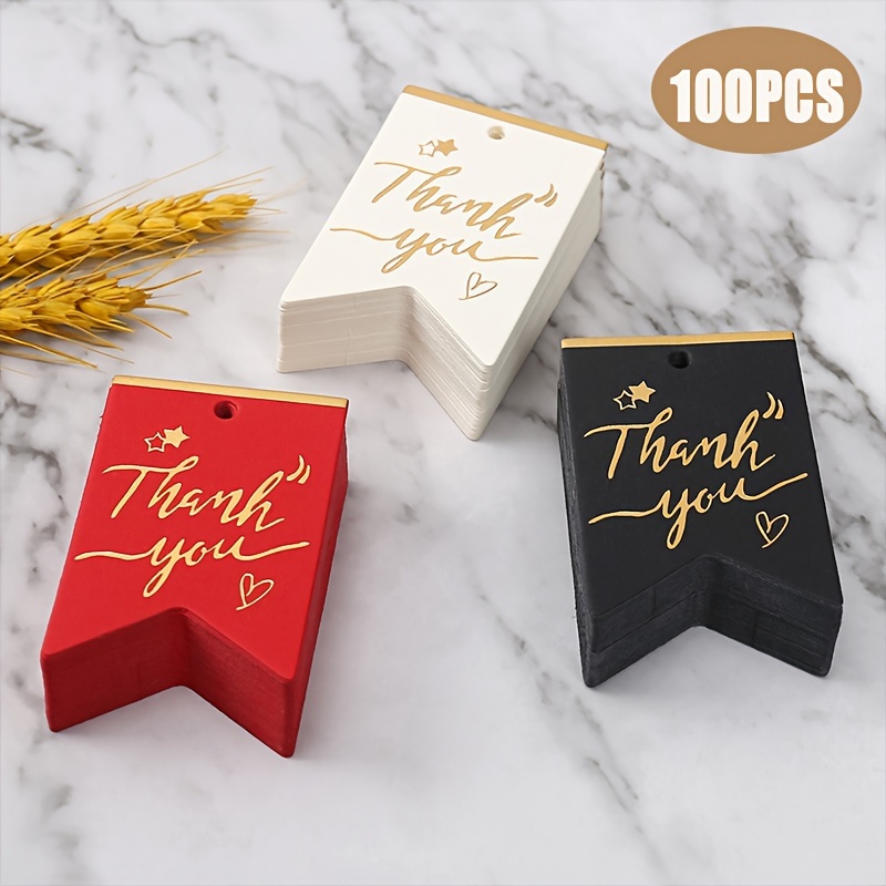 Hanging Gift Tags Paper Kraft Tags With Letter thank You - Temu
