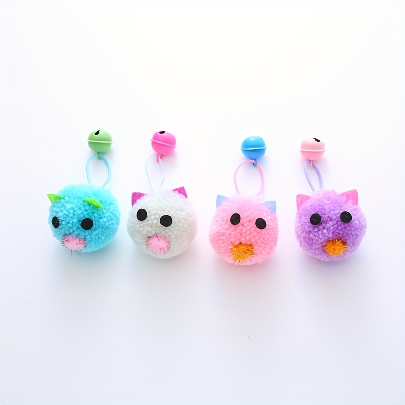 Pet Cat Toy Cute Mouse Shape Macaron Color Matching with Bell Sound Interactive Play Pet Supplies